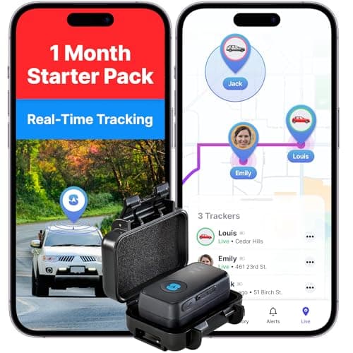 Spytec Atlas GPS Tracker for Vehicles | Up to 14-Day Battery Life | Waterproof Magnetic Case, Geofencing, Portable Real Time Mini GPS Car Tracker w/Lifetime Support | 1 Month Starter Pack