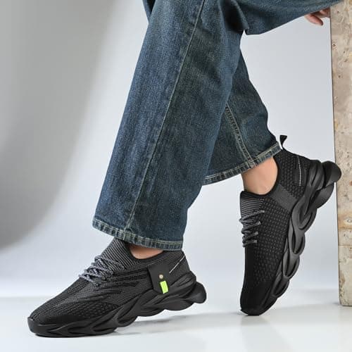 Cruiser Sneaker for Men | Lightweight & Stylish | Breathable Mesh Lace-Up Shoes | Casual Wear, Gym, & Street Style 2644-1 2