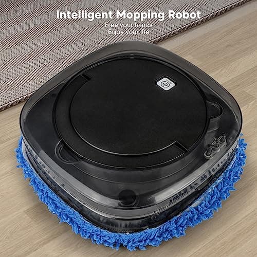 Drumstone (Special 10 Years Warranty Robot Vacuum Cleaner with Water Tank & Dual Functionality | Floor Cleaning Solution for Homes- Black 3