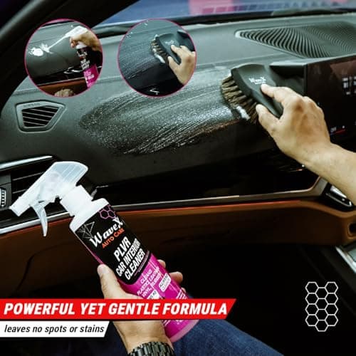 Wavex Car Interior Cleaner 350ml | Interior Cleaner for Plastic, Leather, Vinyl & Rubber | Important Car Cleaning Accessories, Works well as a Dashboard & Leather Seat Cleaner 3