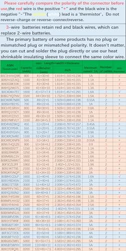 VDC 3.7V 3000mAh 103665 Rechargeable polymer lithium ion battery Replacement for DIY 3.7-5V Electronic Product, Mobile Energy Storage Power Supply 4