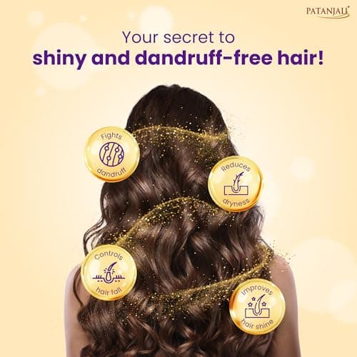 Patanjali Kesh Kanti Anti-Dandruff Hair Cleanser 650 Ml, Natural Shampoo For Dandruff & Hairfall, Scalp Cleansers for Men and Women, All Hair Types 3