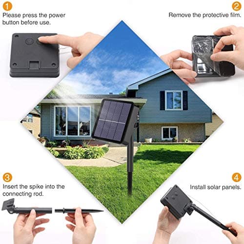 XERGY Solar Fairy String Light Outdoor, 39 Ft 120 LED with 800 mAh Inbuilt Rechargeable Battery IP65 Waterproof 8 Modes (Copper Wires, Sturdy Quality) for Garden Yard Diwali &Home Decor led Lights 2