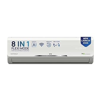 IFB 1.5 Ton 5Star,New star rated,AI Powered Inverter Split Air Conditioner with Inbuilt WiFi,Hybrid Mode, 8in1 Flexi Mode,Heavy Duty Compressor,Self Clean,100% Copper Tubes,CI195SS32SGM3, White