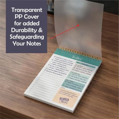 To Do List Notepad - Daily Planner Notepad Undated 54/108 Pages Sheets Tear Off, 6.5" x 9.5" Planning Pad Checklist Productivity Note Pad for Work and Personal Organized (Green) 3