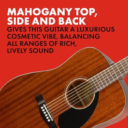 Fender Acoustic Guitar Dreadnought Solid CD60S Mahogany 970110022 3