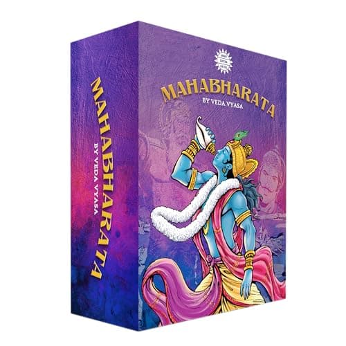 Mahabharata Comic Book Collection – 42 Illustrated Stories in 3 Volumes | Indian Epics, Mythology & Legends | Stories of Krishna, Arjuna, Draupadi & More | Amar Chitra Katha