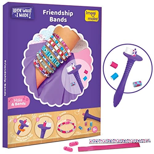 Imagimake 3-in-1 Awesome Craft Kit - Kids Arts and Crafts - Arts and Crafts for Kids Ages 6-8 - 3D Flower Making, Paper Quilling Kit, Stamps - Gifts for 5, 6, 7, 8 Year Old Girls 4