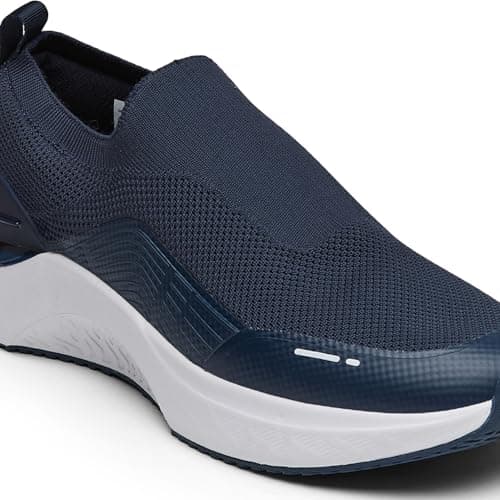 Campus Men's Flynn Walking Shoes Navy/WHT - 8UK/India 4