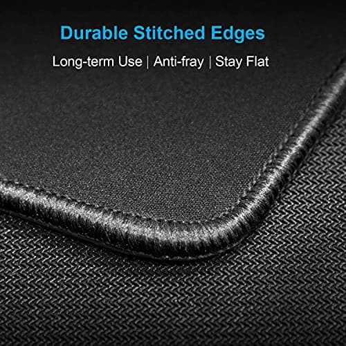 RiaTech Extra Large (900x400x2mm) Extended Gaming Mouse Pad, Computer Keyboard Desk Mat with Non-Slip Base and Stitched Edge Mousepad for Laptop/Home/Office & PC (Lovers Design) 3