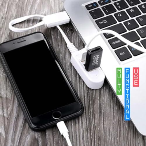 EXCYZ Flexible LED Light for Laptop, Power Bank | Bendable Night Reading Lamp with 3-in-1 Charging Cable | Portable Combo for Study, Travel & Gifting 4