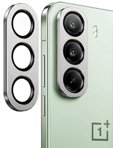 MOBIKTC HQ+ New For Oppo Reno 16C 5G Camera Ring Lens Tempered Glass Protector Back Camera Lens Screen Protector 2D Anti Shock/Anti-Scratch/Clear/Silver/2 PIECE IN (2Set) 2