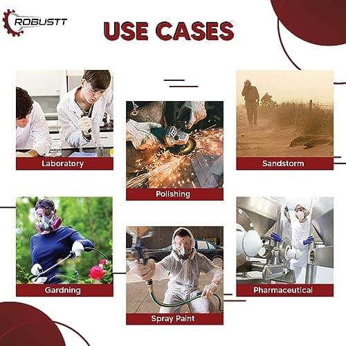 Robustt Safety Goggles for Chemical Protection with an Adjustable Strap and Minimum Lens Fogging (Pack of 2) 5