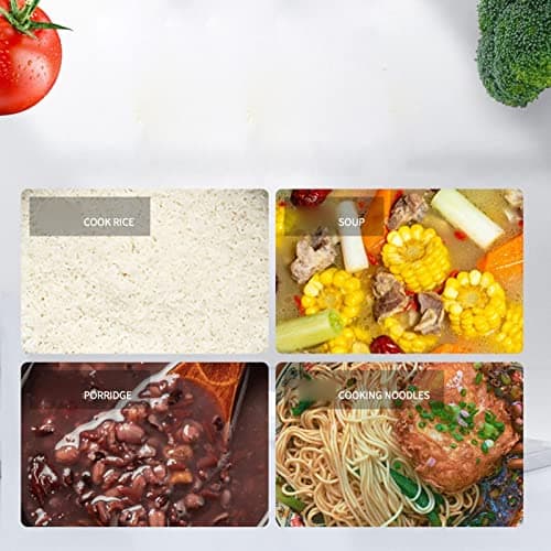 Small 1L Electric Rice Cooker Porridge Multifunction for Travel Car 12V|Home Décor, Organizer, Space Saving, Decorative, Foldable, Multipurpose| 2