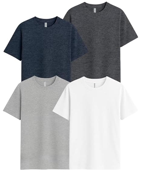 Sleepynuts Men's Regular Fit Round Neck Half Sleeves Solid Casual Wear T-Shirt