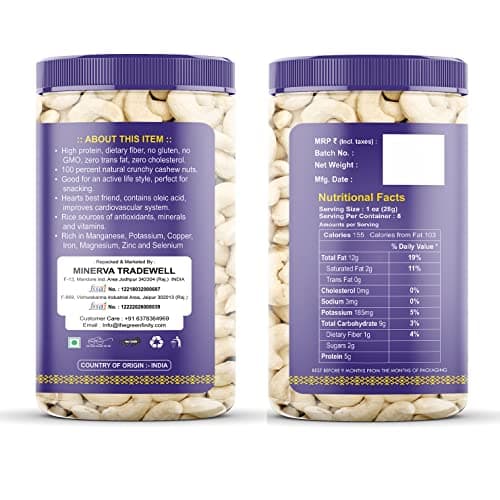 GreenFinity Dry Fruits Combo- Green Raisins, Almonds, Cashews, Roasted Pistachios (250g Each), Walnuts Without Shell (175g) | Fresh Healthy Snacks for Cooking, Gifting, Daily Consumption (Pack of 5) 3