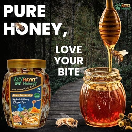 Kashmiri Honey mixed dry fruits and nuts, Roasted and Crunchy with Immunity & Energy Booster, Zero Chemicals & Preservatives. Pure and Natural Dry Fruits & dipped in organic honey. (big_900gm) 3