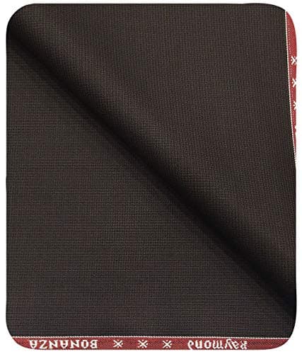 Raymond Men's Unstitched Suit (Brown, 1.25m)