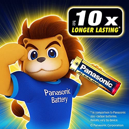 Panasonic Alkaline D Battery, Pack of 2 2
