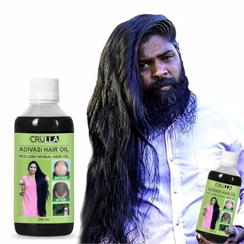 Original Aadivashi Hair Growth Oil 250 ML Ayurvedic Adiwasi Herbal Kesh tel with Natural Rosemary essential & Biotin for Control Hairfall anti-dandruff Adiwasi Hair Oil Original Pack of 1