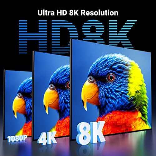 UGREEN 8K HDMI Cable Ultra HD High Speed 48Gbps HDMI 2.1 8K 60Hz Support Dynamic HDR, Dolby Vision, eARC, Compatible for Xbox One, Nintendo Switch, PS4 Pro, Samsung TV, Roku, Nylon Braided (6FT) 2