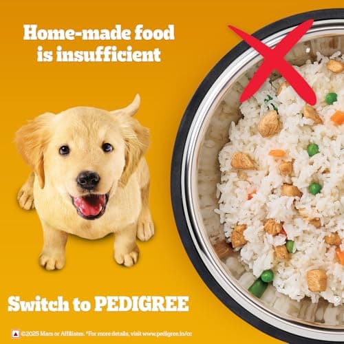 Pedigree Puppy Dry Dog Food, Chicken & Milk, 3 kg, Contains 37 Essential Nutrients, 100% Complete & Balanced Food for Puppies 5