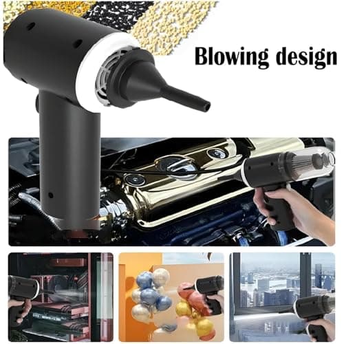 Venozo10 PCS Car Cleaning Kit Combo Car Vacuum Cleaner | Complete Car Interior Cleaning Kit | Car Duster, Detailing Brush, Anti Fog Spray & Microfiber Cloth,car dustbin | Car Accessories Set 4