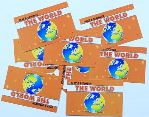 Creative's Play & Discover The World, GK Quiz Game, 360 Questions 3 Levels Cards, Reference World Map, Timer Scoring Pad, Continents, Countries, Oceans, Geography Games for Kids, Ages 8 & Up 2