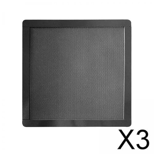 BNF® 3xPVC Magnetic Cooling Fan Dust Filter Cover for Computer PC 12x12cm| Computer Components & Parts |Fan Grills & Filters|1 Piece Magnetic Cooling Fan Dust Filter(3 Pack) 2