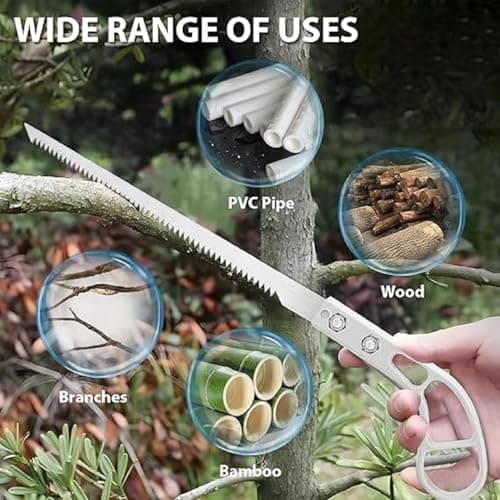 Hand Saw Portable Garden Household Anti-Skip Hand Steel High Strength Tool Ice Hand Saw Cutter Wood Saw Hand Tree Cutting (9 Inch Pack of 1) 3