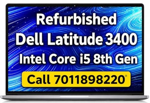 Certified Latitude 3400 Ultra Slim Business Laptop – Core i5-8365u, 8th Generation 16GB RAM, 256GB SSD, 14” Full HD, Win 11 Pro (8.0, GB, 512.0, GB)