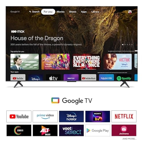 TCL 189 cm (75 inches) 4K UHD Smart QLED Google TV 75T6C 3