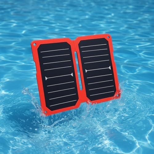 SARRVAD 10W Solar Phone Charger – Foldable Solar Panel with USB Output (5V/2A) to Charge Mobiles & Tablets | Lightweight, Waterproof for Outdoor, Hiking, Emergency Use 2