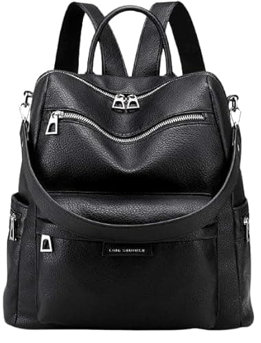 ProArch Leather Backpack for Women Elegant Backpack Purse Ladies Leather Shoulder Fitting Gift for Sister, Mother Bhabhi Birthday Christmas