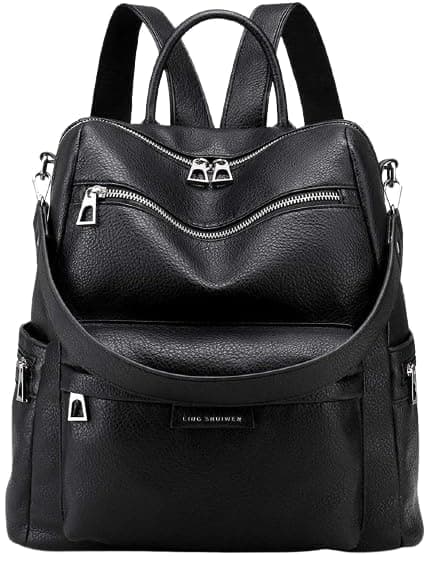 ProArch Leather Backpack for Women Elegant Backpack Purse Ladies Leather Shoulder Fitting Gift for Sister, Mother Bhabhi Birthday Christmas