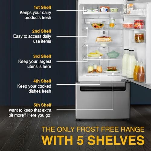 Whirlpool 300 L Frost Free Triple-Door Refrigerator(FP 343D Protton Roy, Alpha Steel) 2