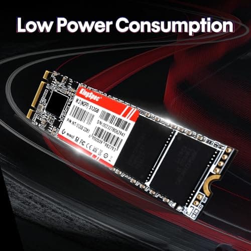 KingSpec 1TB SATA III 6 Gb/s M.2 (2280) 3D NAND NGFF Internal Solid State Drive NT-1TB 3