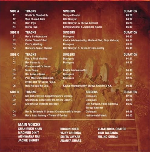 Devdas - LP Record 3