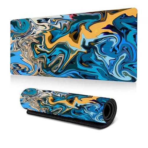 BYTNXUS Desk Mat Large XXXL | Computer Desk Mat | Extended Mouse Pad | XXL Mousepad | Gaming Mouse Pad XXL | Mousepad XXXL | Size - (900x400mm)