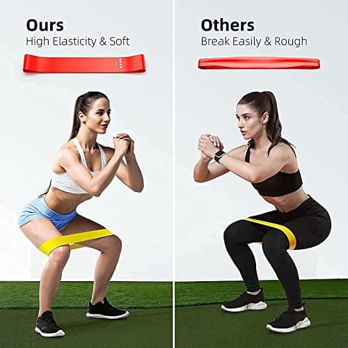 FITCOZI Natural Rubber Standard Loop Bands - Resistance Band Medium Levels of Resistance - Exercise Bands for Strength Training, Flexibility, & Body Workout - Light, Medium, Heavy (Single Pcs) 2