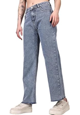 London Hills Women's Relaxed Fit High Rise Jeans || Woman Jean's || Women Baggy Jeans || Jean's for Womens || Loose Jean for Women's || Oversized Woman baggys
