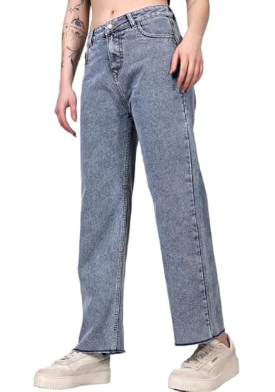 London Hills Women's Relaxed Fit High Rise Jeans || Woman Jean's || Women Baggy Jeans || Jean's for Womens || Loose Jean for Women's || Oversized Woman baggys