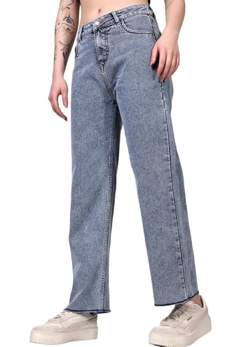 London Hills Women's Relaxed Fit High Rise Jeans || Woman Jean's || Women Baggy Jeans || Jean's for Womens || Loose Jean for Women's || Oversized Woman baggys