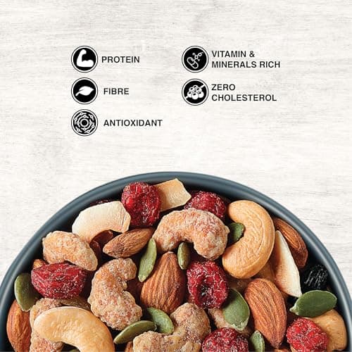 Pureheart Nutmix Salt & Sweet Dry Fruits (230 gm) Premium Salted Mix Nuts (Cashews, Almonds, Raisins, Cranberries) Delicious & Crunchy Mixed Dry Fruits 3