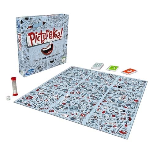 Hasbro Gaming Pictureka! Board Game for Family and Kids Ages 6 and Up, Indoor Classic Game, Pack Of 1, Multicolor