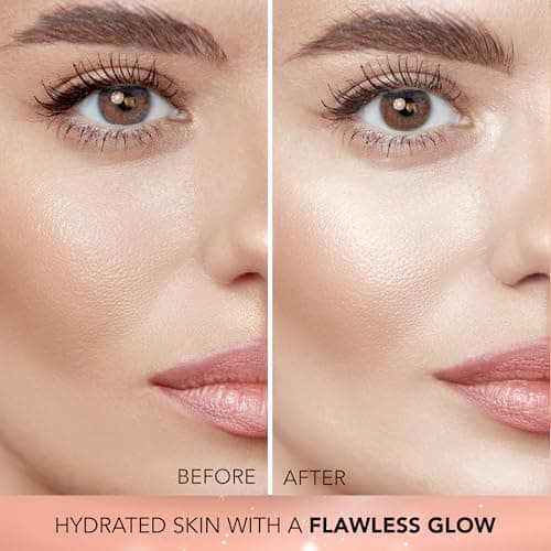 FACES CANADA Strobe Cream Mini- Peach, 18ml | Primer + Highlighter + Moisturizer | Shea Butter & Hyaluronic Acid | Intense Hydration | Flawless Radiant Dewy Skin | Illuminating & Glowing Makeup Base 3