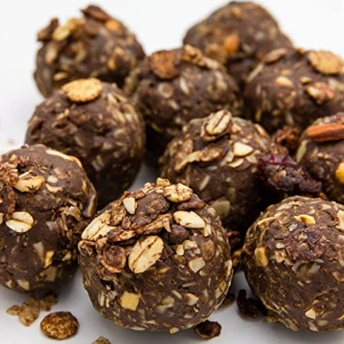 Wevive India Protein LADDOOS with Calming Herbs (Cocoa) 320g, Delicious | No Added Sugar Laddoos | Energy-Bar Replacement | High Protein and Instant Energy - Pack of 40 3