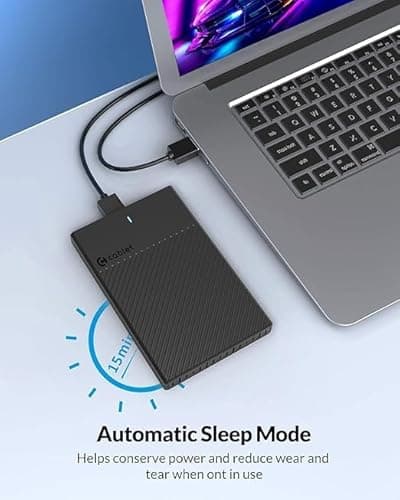 500GB External Portable USB 3.0 High Speed Hard Drive,Compatible with Laptop, Desktop Pc, Mac, PS4, Xbox, iPad, Tablet, Mobile (Black) 500 GB Portable HDD Drive 4