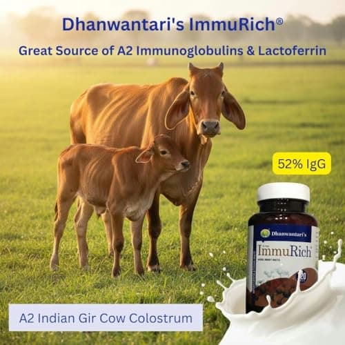 DHANWANTARI DISTRIBUTORS PVT. LTD. ImmuRich Natural Immunity Booster 120 Capsules 2