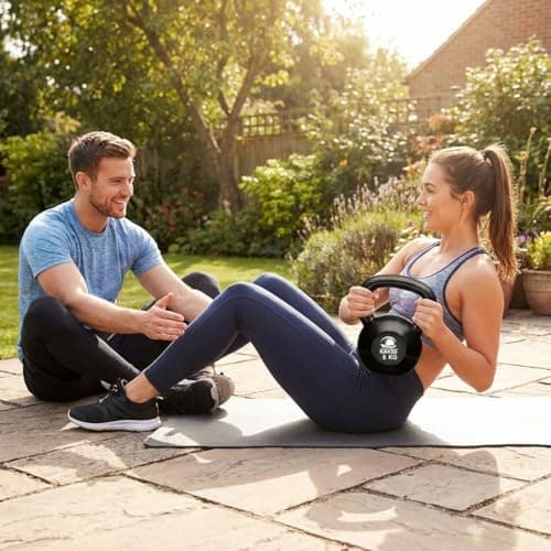 Kakss Cast Iron KettleBell For Strength and Conditioning/Fitness/Cross Training Assorted Colour Kettle Bell for Home Gym (6 KG) 2